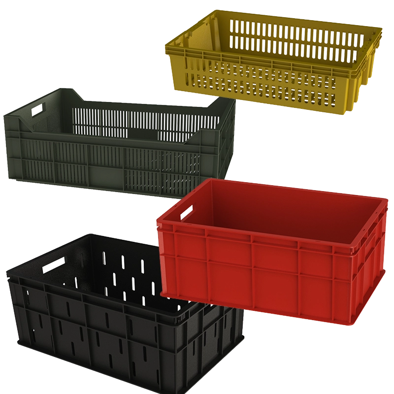 Новые пластиковые ящики для пищевой промышленности