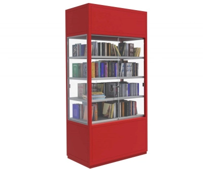 Витрина уличная «Буккроссинг» красная