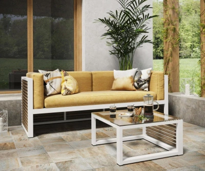 Столик «Параллель» С деревянной столешницей