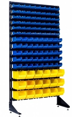 Стеллаж с пластиковыми ящиками 1801-6/5/3 S-G
