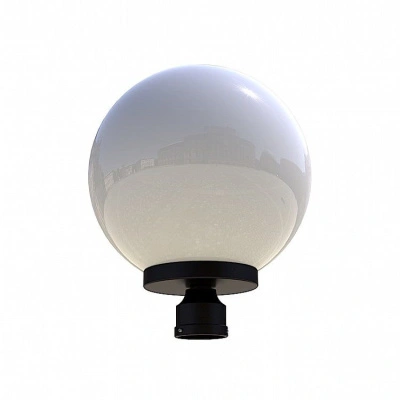 Светильник венчающий «Шар» белый 600 мм