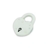 Н.Новгород ЗВС-3 "СЕРДЕЧКО" 2кл d8мм белый Замок навесной (100,5!!!)