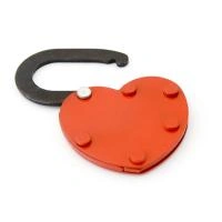 Н.Новгород ЗВ-А "Сердечко" красный Замок навесной (50)