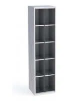 шкаф для хранения средств индивидуальной защиты (противогазов) 450х400х1350 без двери артикул 