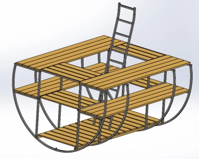 Пластиковые стеллажи для погреба 