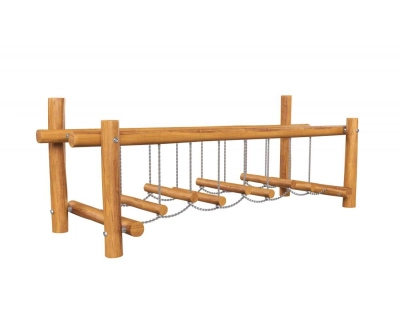 Подвесной мостик HARDWOOD «Долгопрудный» Подвесы – нержавейка