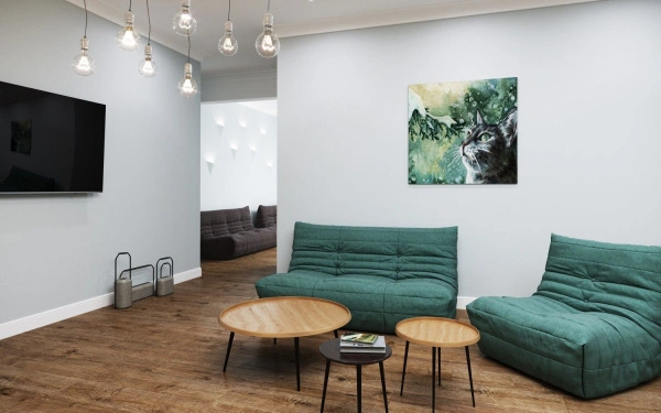 Диван ДеФранс (Француз) 2-х местный Эконом микровелюр - комфорт