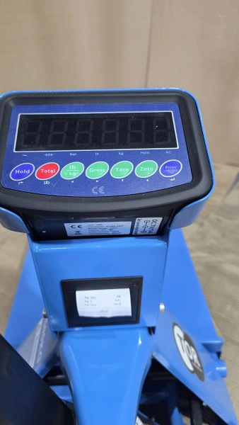 Тележка гидравлическая с весами и принтером 2500 кг 1150 мм полиуретановые колеса TOR WH-25ES