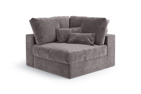 Модуль Элизиум угловой Вельвет-люкс - комфорт