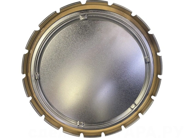 Ведро металл 10л. с крышкой, корона, код: 30758