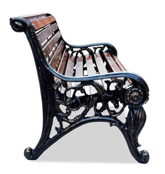 Скамейка чугунная «Парковая тишь» 2,0 м (2 опоры)