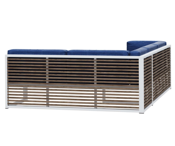 Диван угловой «Параллель» 1 Ангарская сосна