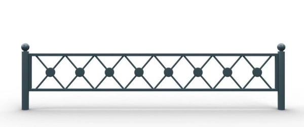 Ограждение стальное 0.7 Секция