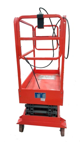 Подъемник ножничный передвижной 240 кг 3/5 м TOR GTJY DC аккумуляторный