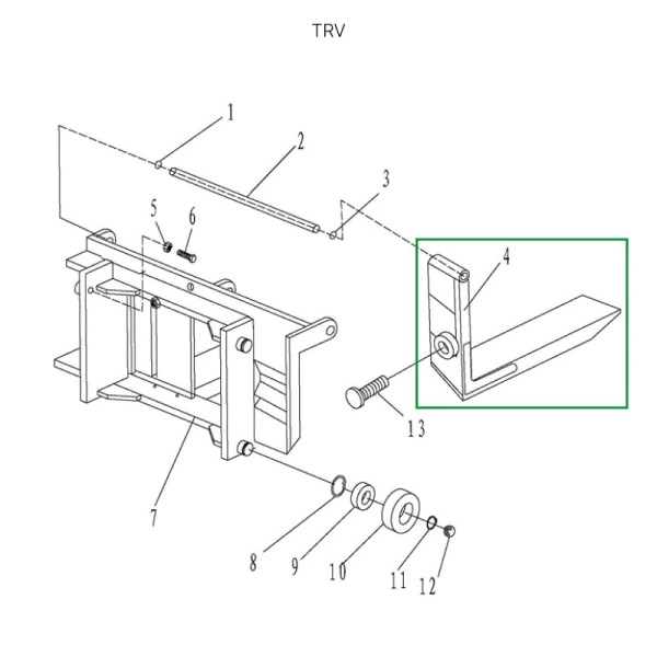 Крышка евроконтейнера ЕС86, 810х610 мм